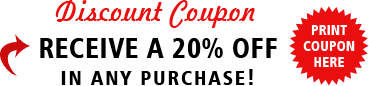 Print Coupon and Receive a 20% off in any pruchase!
